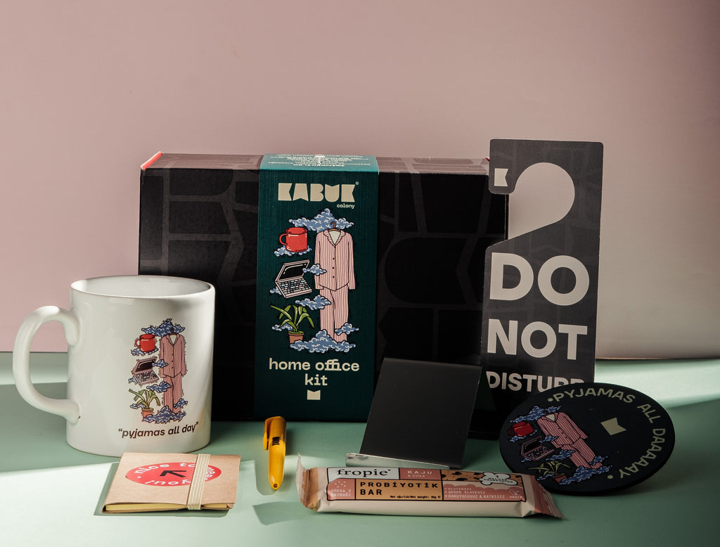 Evden Çalışma Kiti Konsept Hediye Kutusu Seti