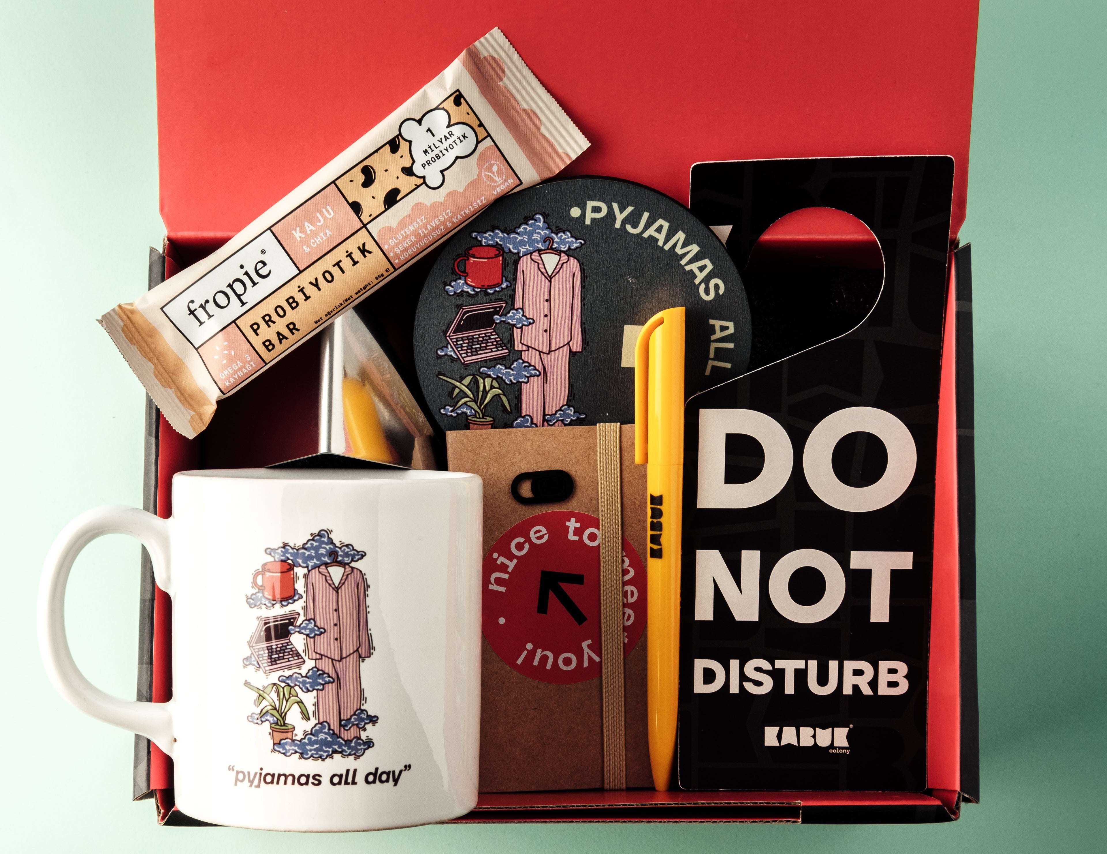 Evden Çalışma Kiti Konsept Hediye Kutusu Seti