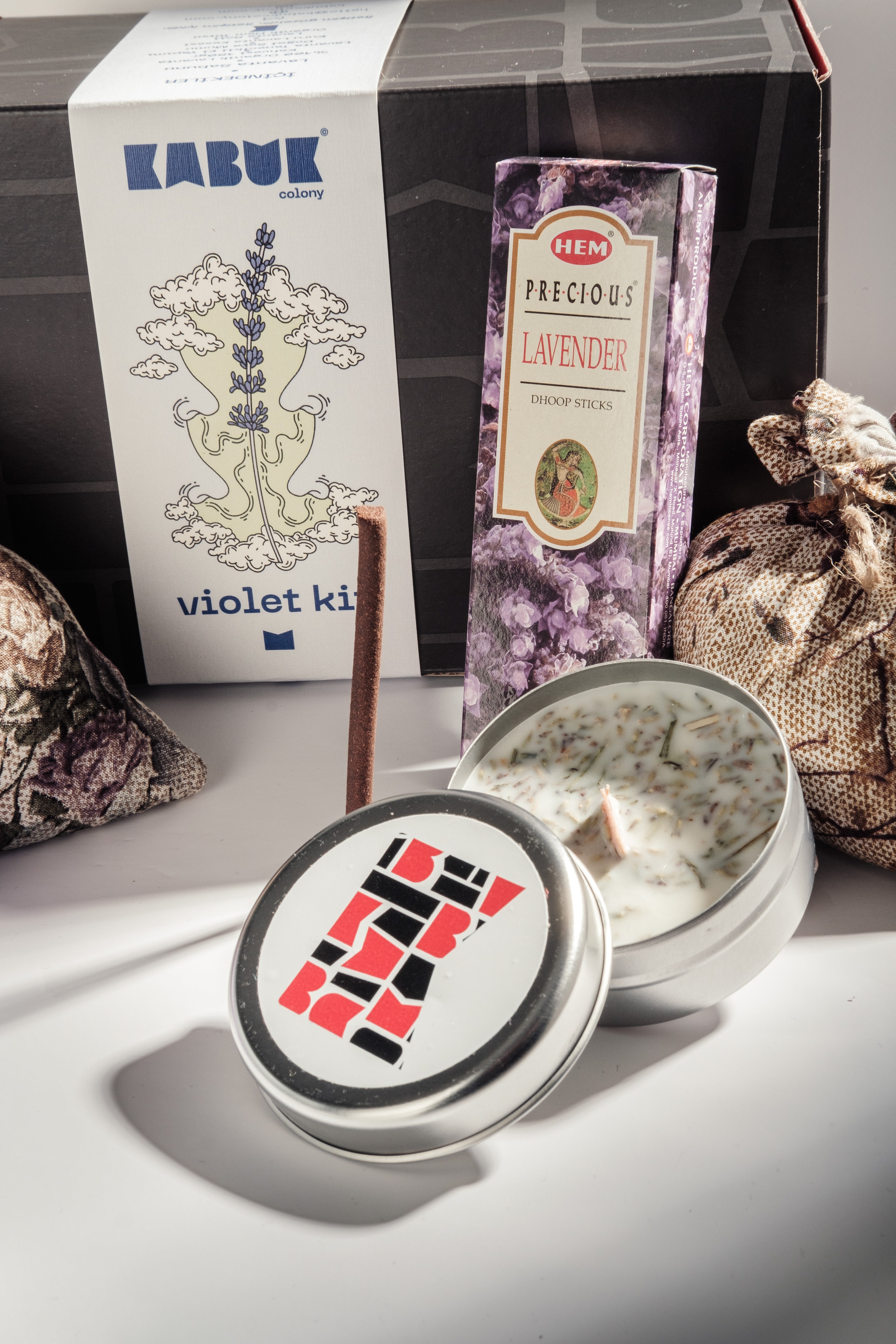 Lavanta Kiti Hediye kutusu Seti Violet Kit