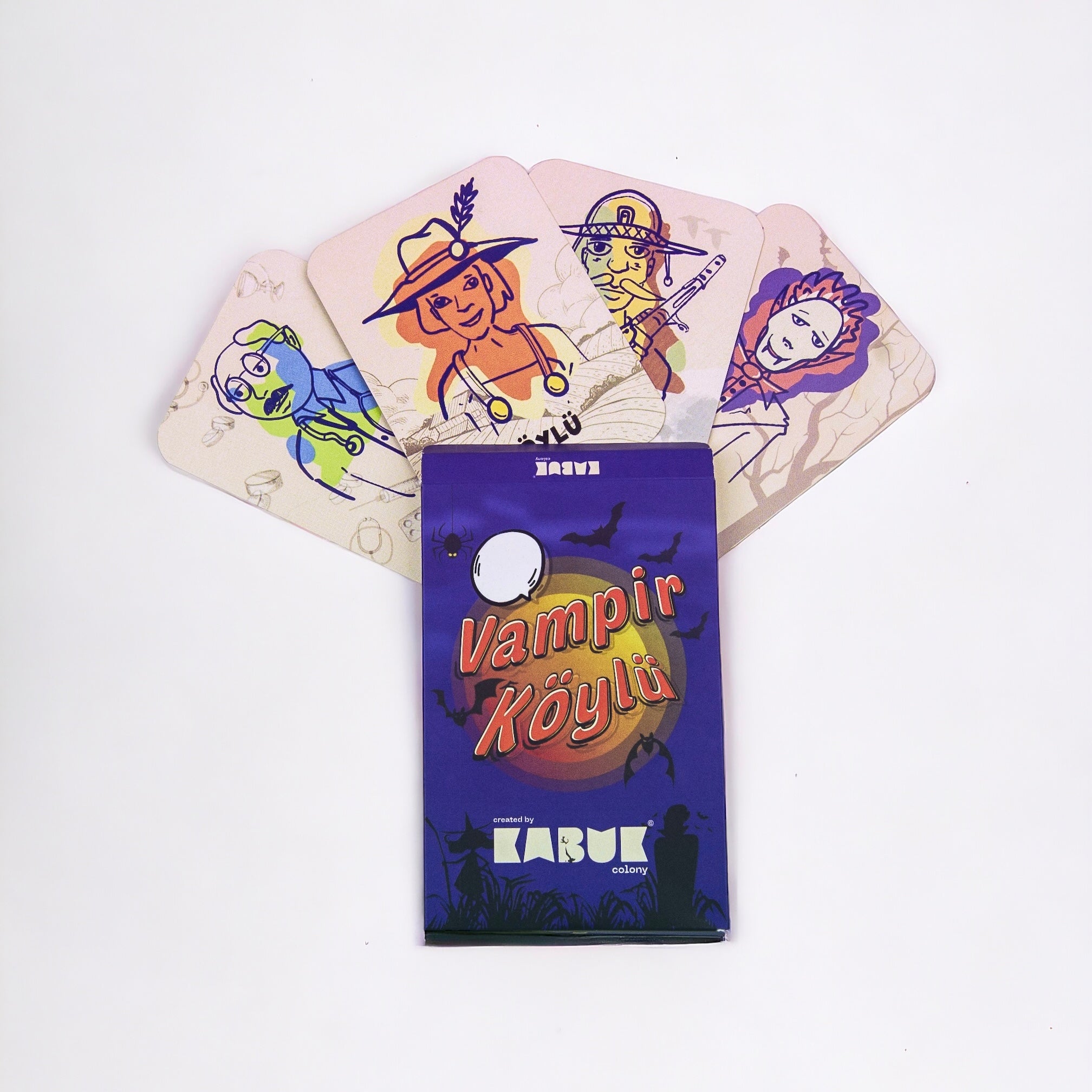 Vampir Köylü Oyun Kartı Roleplay Game designed by Kabuk Colony