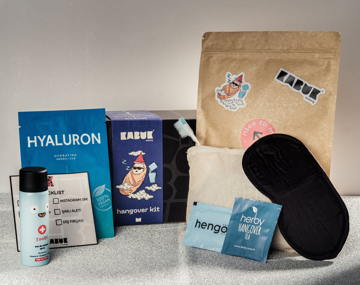 Hangover Kit Konsept Hediye Kutusu Seti