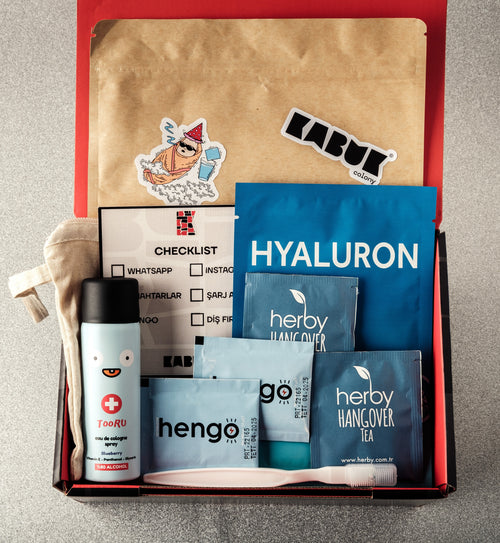 Hangover Kit Konsept Hediye Kutusu Seti