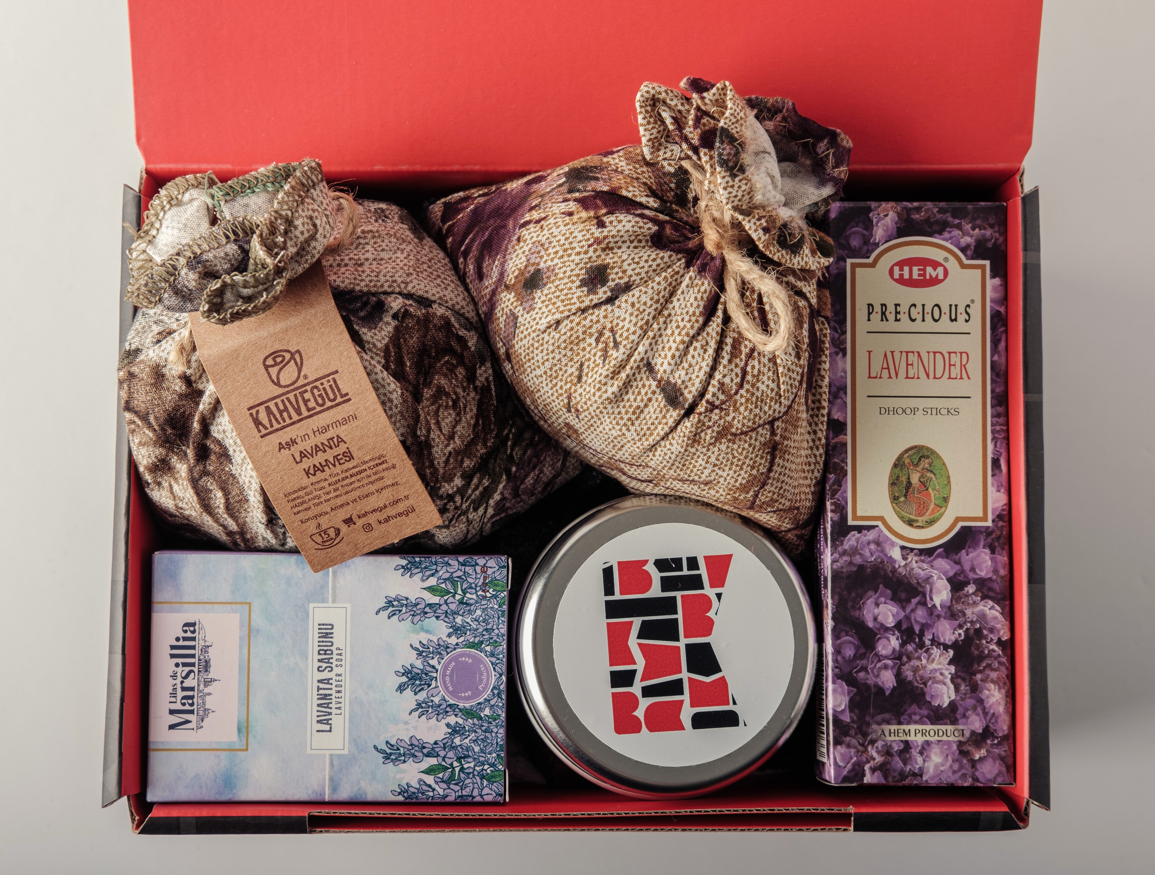 Lavanta Kiti Hediye kutusu Seti Violet Kit