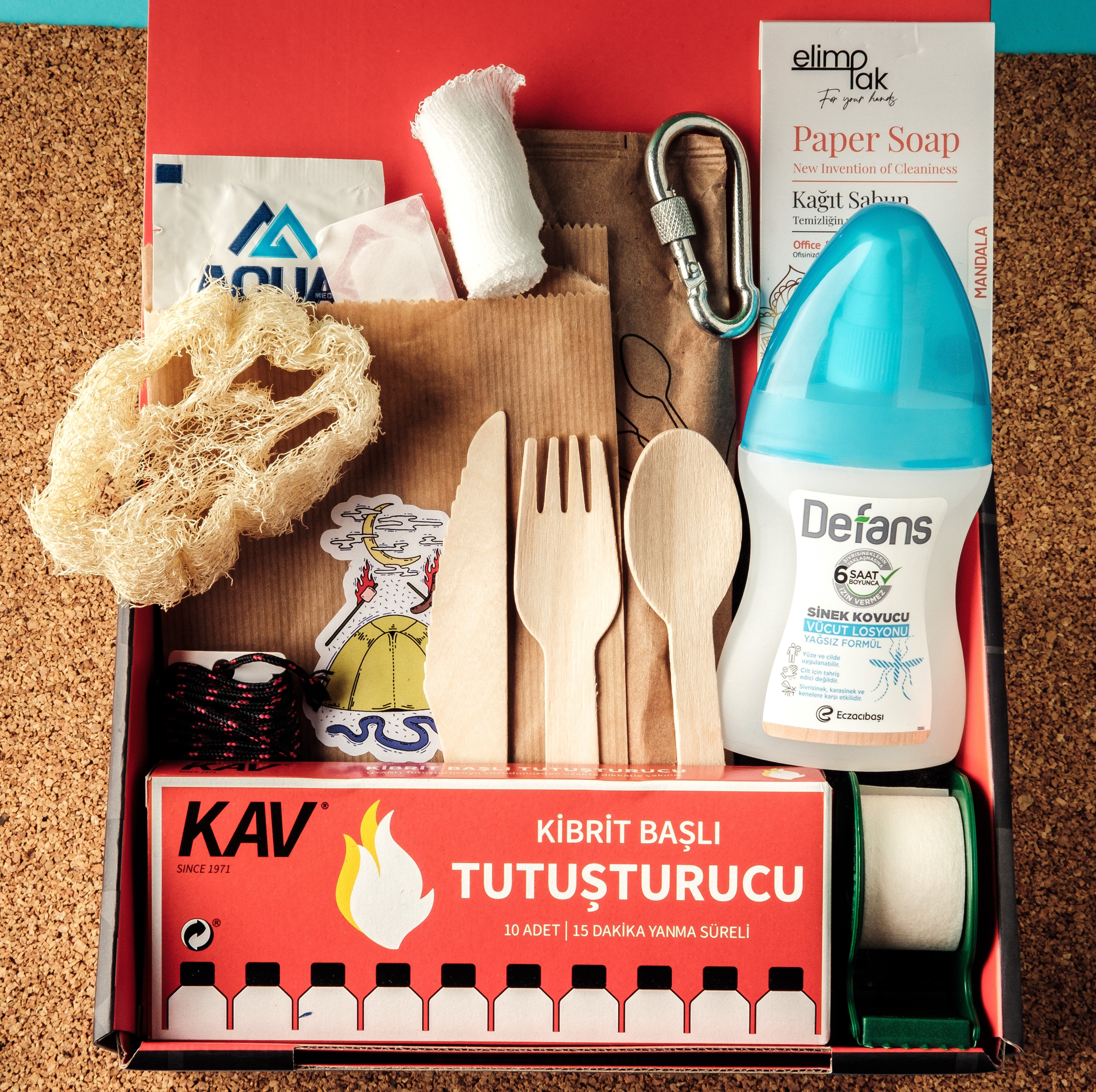 Kamp Kiti Konsept Hediye Kutusu Seti