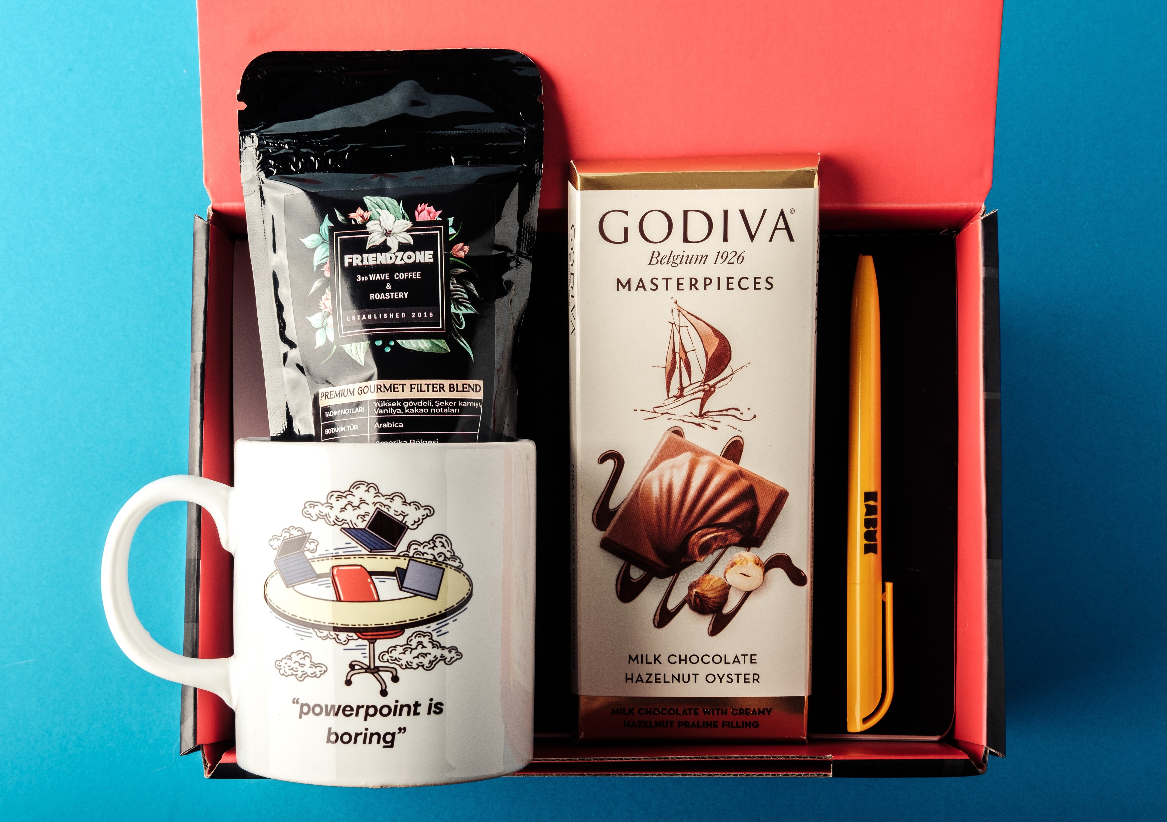 Ofis Kiti Konsept Hediye Kutusu Seti