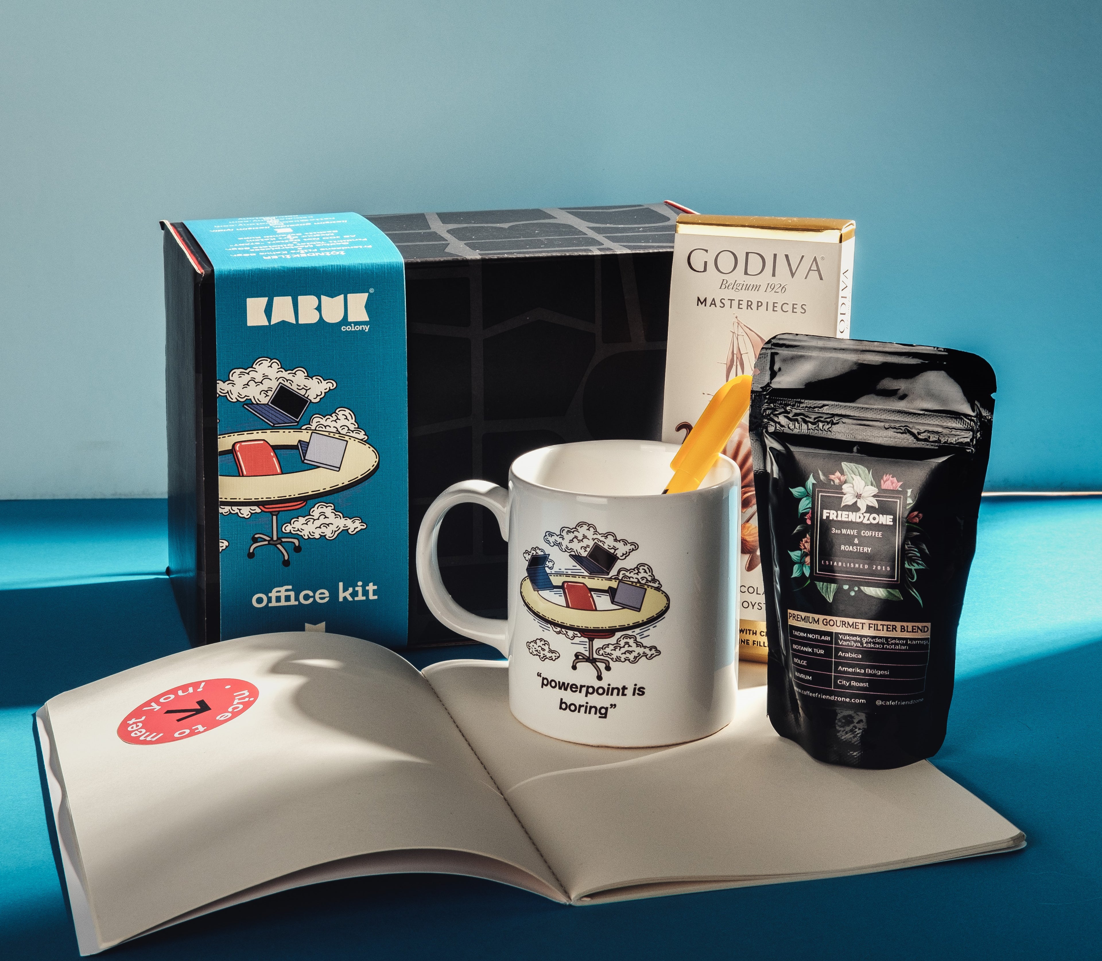 Ofis Kiti Konsept Hediye Kutusu Seti